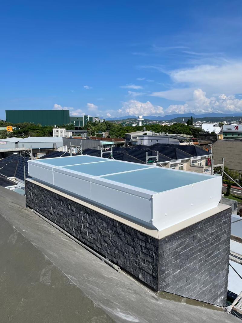 vật liệu mái che giếng trời
