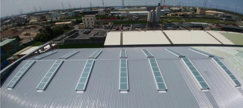 giếng trời nhà cấp 4 mái tôn