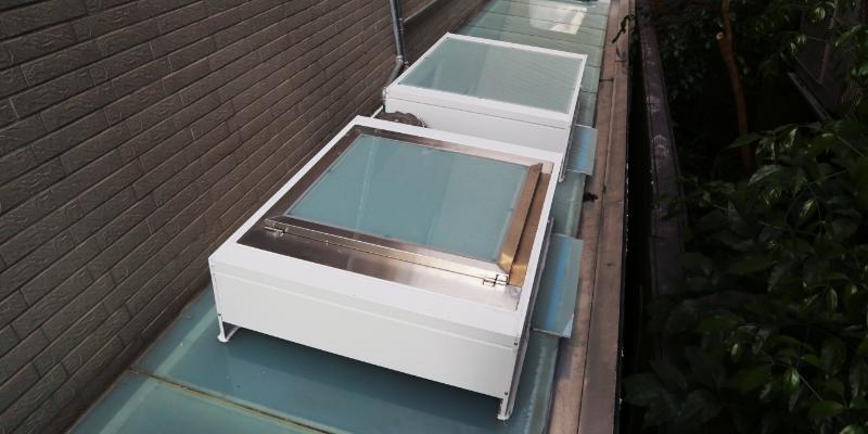 nâng cấp giếng trời tự động