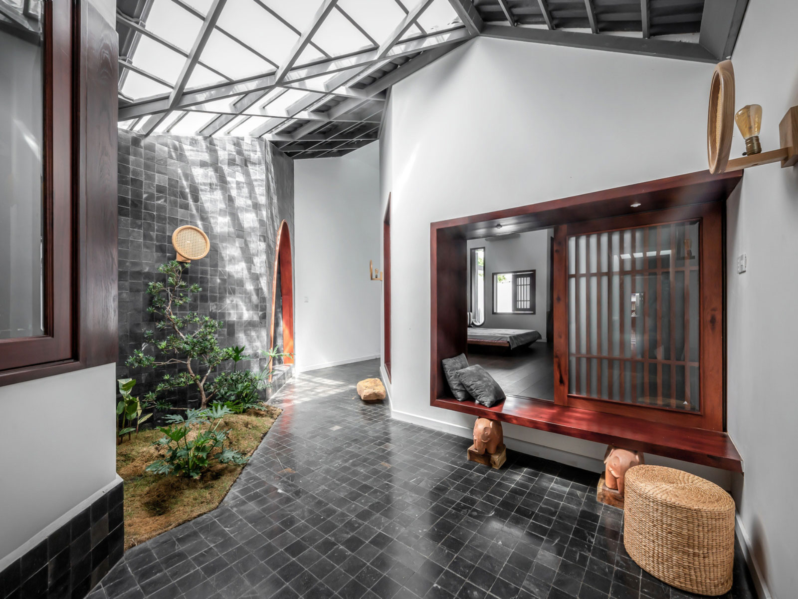 trang trí giếng trời đẹp